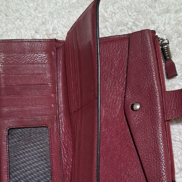 Burgundy Leather Wallet - Picture 8 of 8